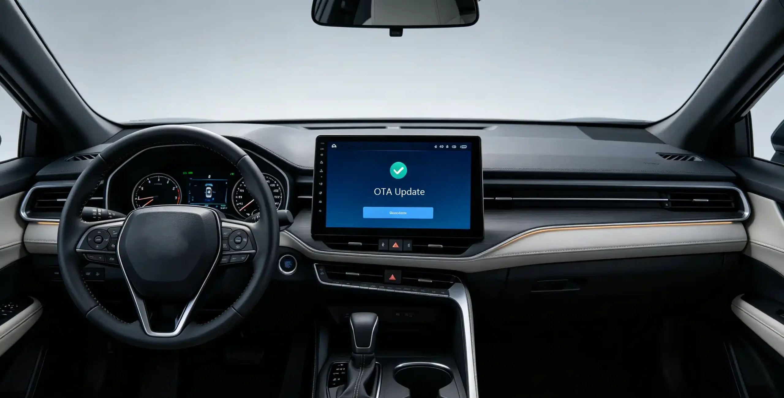 Android head unit software update notification and OTA upgrade interface