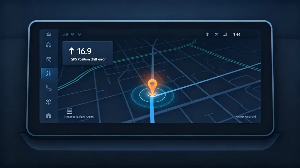 Car-GPS-navigation-showing-inaccurate-positioning-or-weak-signal-on-head-unit-scaled.