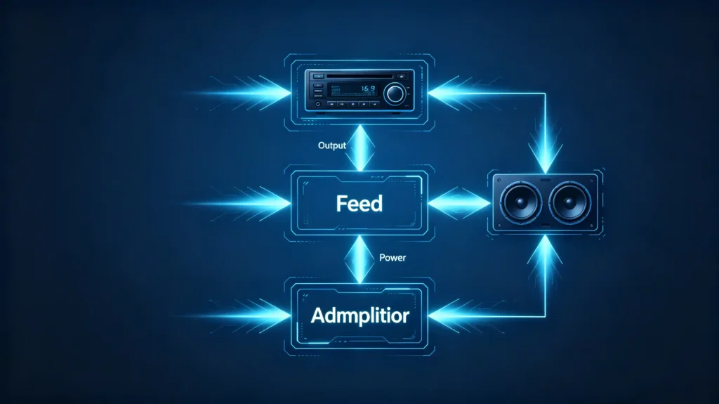 Car-navigation-head-unit-audio-integration-with-vehicle-speaker-system-scaled