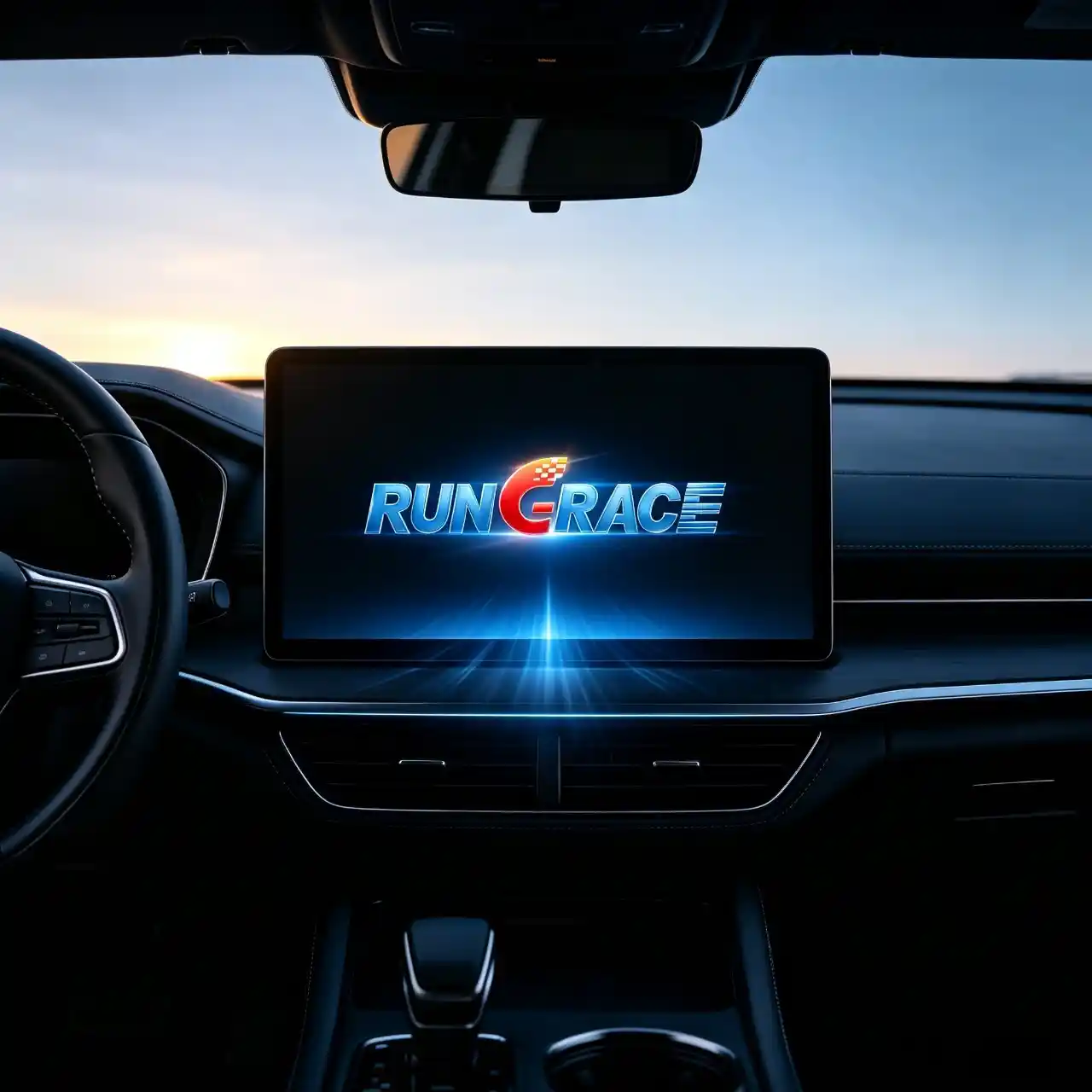 RUNGRACE car head unit OEM ODM customization illustration, car radio UI boot logo custom development