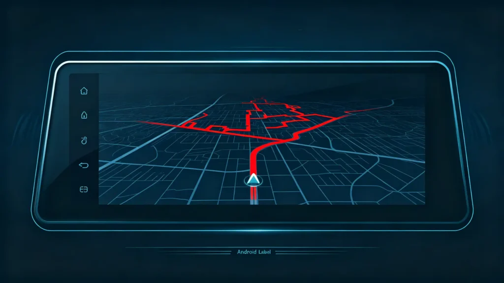 Real-time-traffic-updates-on-car-navigation-showing-congestion-on-route-scaled