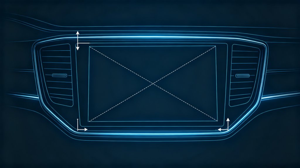 
Car-navigation-screen-diagonal-measurement-method-diagram-scaled