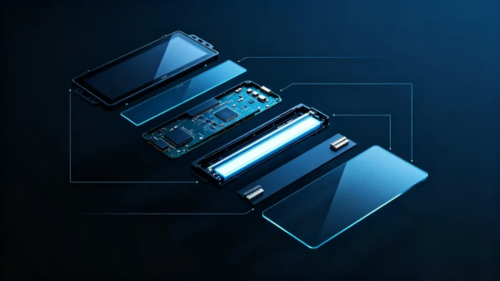 
IVI-display-system-six-components-including-panel-touch-controller-backlight-interface-and-cover-glass-scaled