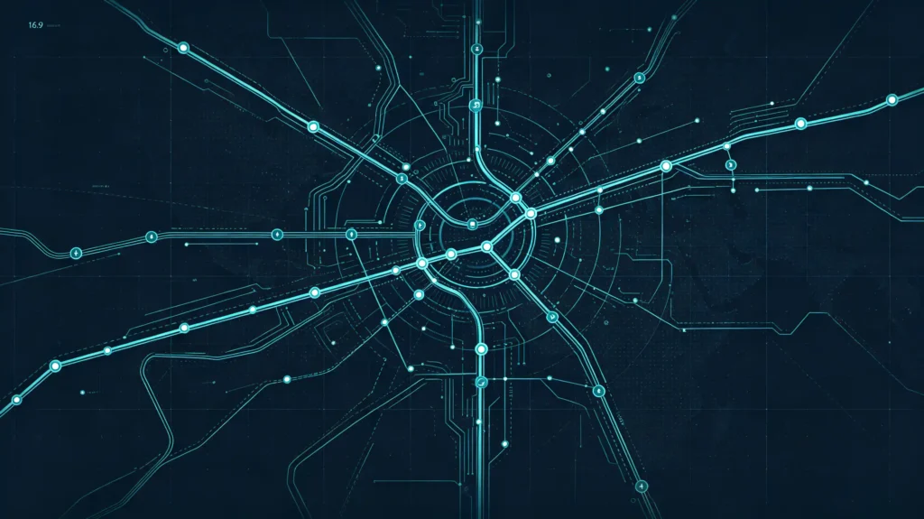 Route-calculation-algorithm-with-road-network-nodes-and-segments-scaled