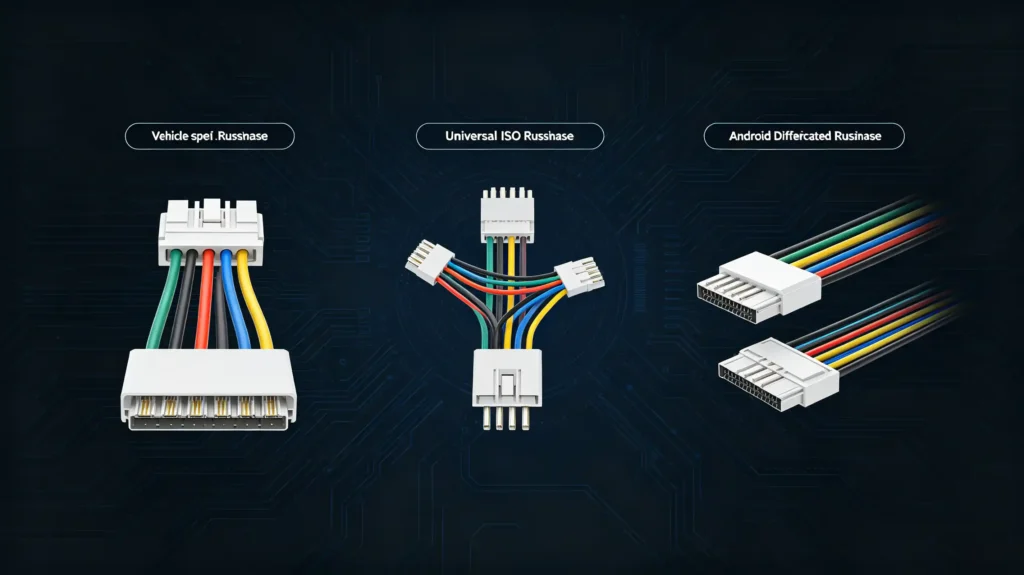 Vehicle-specific-universal-ISO-and-Android-head-unit-harness-comparison-scaled